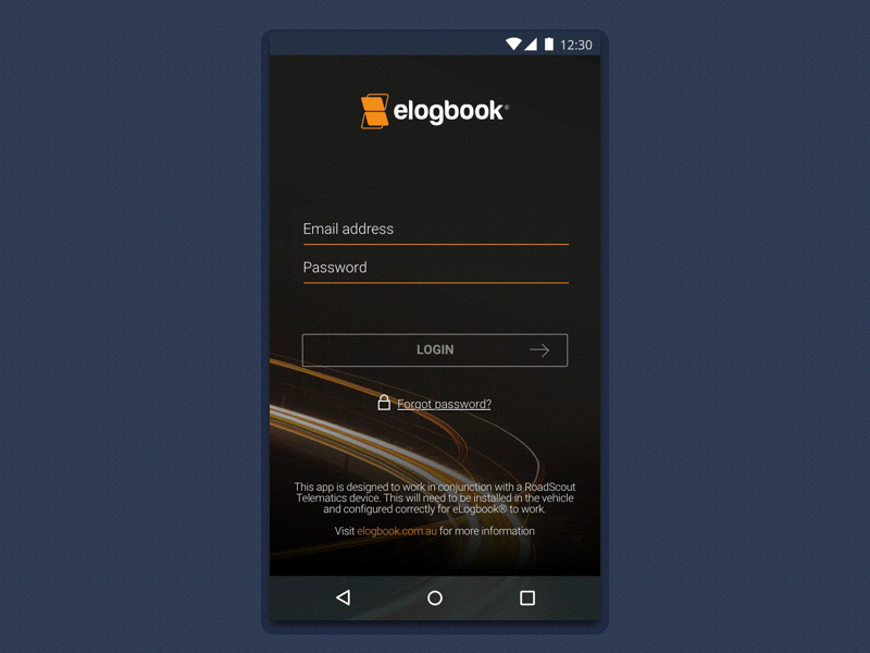 eLogbook - Android App - Proto android app art direction ui visual design