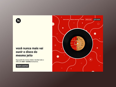 Landing Page (Noize Record Club)