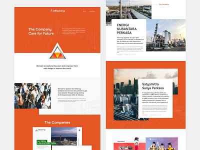 ARSynergy Holding Company company profile corporate holding orange ui user experience user interface ux web design website website design