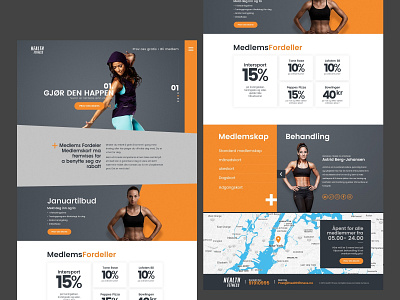 Premium GYM branding design gym sport ui user experience user interface ux web design website website design