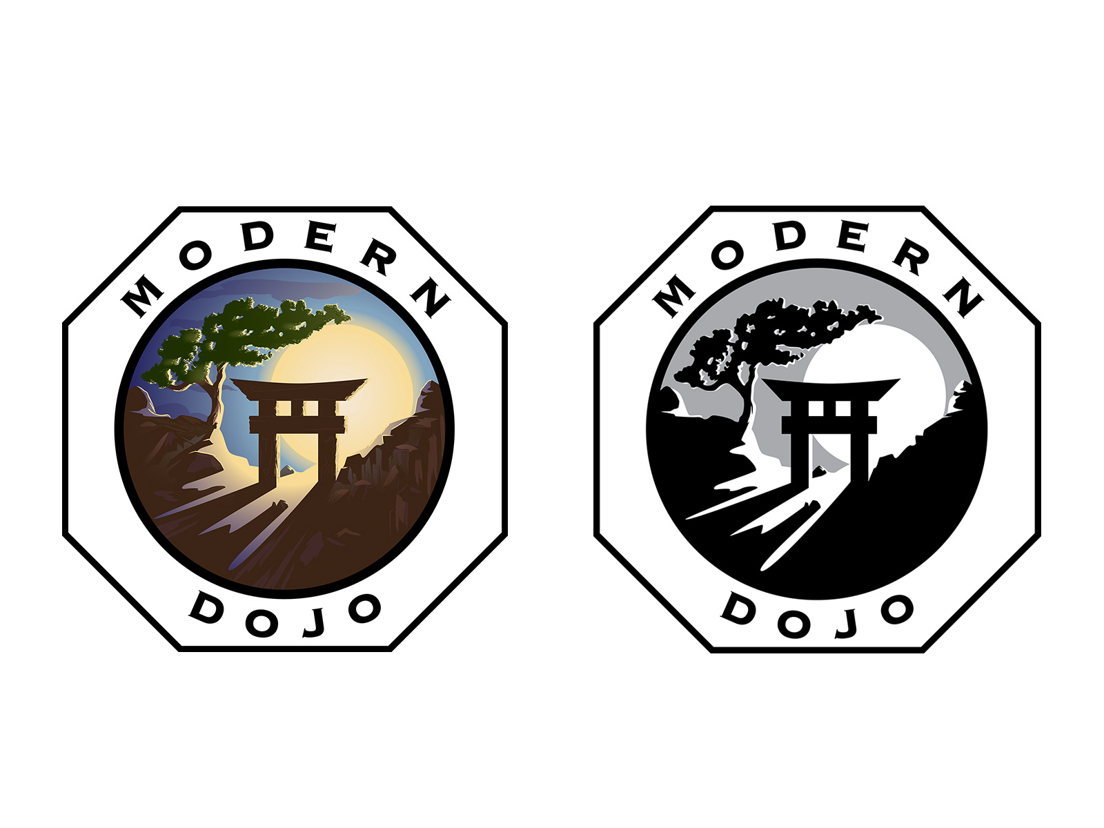 Modern Dojo logo by Mantas Mozeris on Dribbble