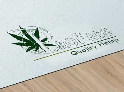 ProFade Logo Mockup branding design logo typography