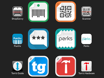 Family of Apps Brand Unification app branding icon illustration logo