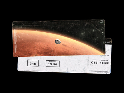 MARS - TICKET mars nasa space x ticket