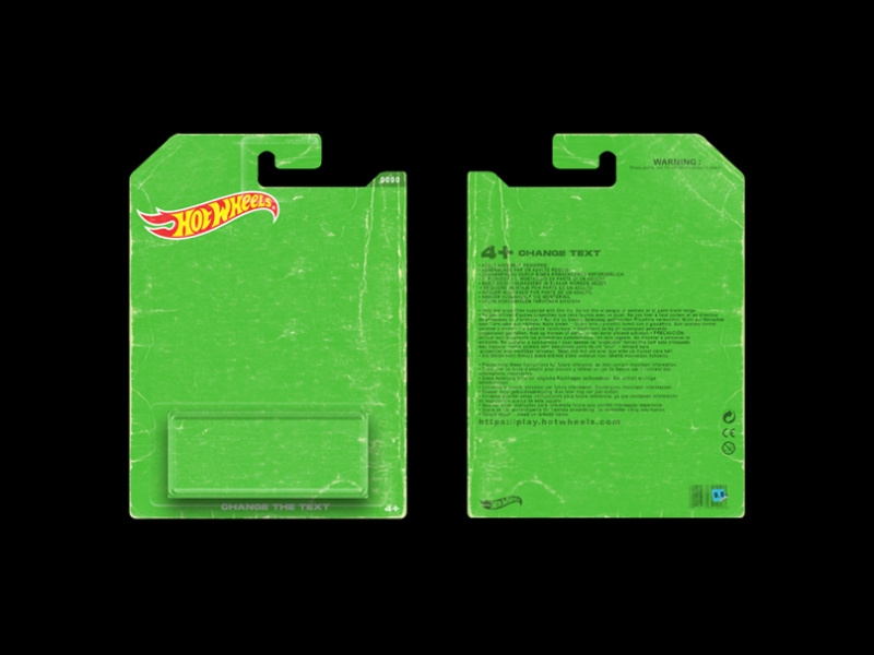 Hot Wheels Packaging Template