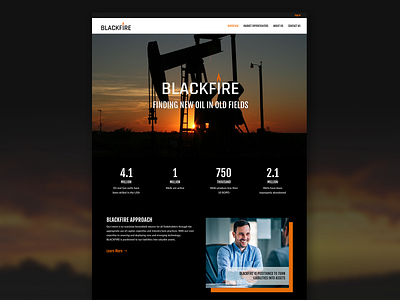 BLACKFIRE Projects branding uiux web design website