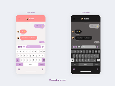 Messaging screen. 🗨️ For Art & Design Online Classes App. 10ddc design mobile app design mobile ui ui uidesig uidesign uiux uiuxdesign ux