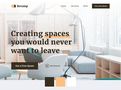 Revamp: Interior Design Studio design interior ui uidesign uiux web