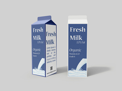 Milk Package MockupsForFree