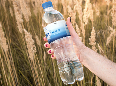 Water Bottle Label branding colors corporate design design good simple smart style stylish typography