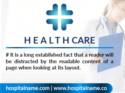 Facebook Page Cover Hospital branding colors corporate design design good simple smart style stylish typography