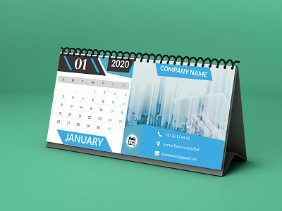 Desk Calendar branding colors corporate design design good simple smart style stylish typography