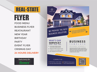 Realstate Flyer branding colors corporate design design good simple smart style stylish typography
