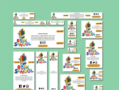 Web bennar School branding colors corporate design good simple smart style