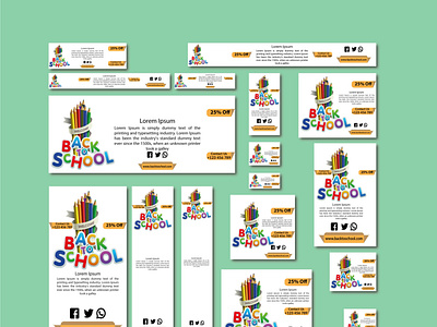 Web bennar School branding colors corporate design good simple smart style