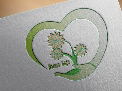 Love Nature Logo branding colors corporate design design good logo simple smart style vector