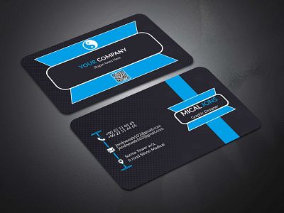 Corporate Business Card branding colors corporate design design good simple style stylish