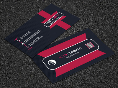 Corporate Business Card branding colors corporate design design good simple smart style stylish