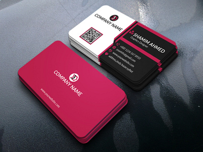 Corporate Business Card branding colors corporate design design good simple smart style stylish typography