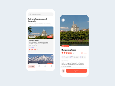 Travel Guide App guide ios mobile app travel app uxui