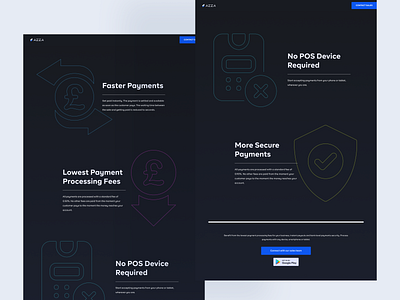 Infographic Landing Page Design android fintech ui ux web web design