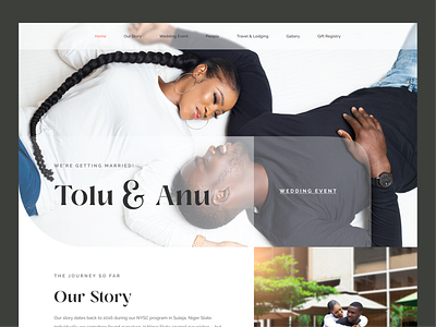 Wedding Website design responsive design ui ux web design website wedding