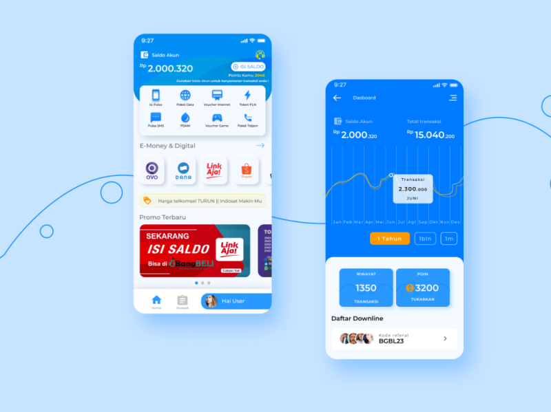 Design Fintech concept by obbexux on Dribbble
