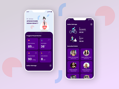 Design UI/UX Healthy everyday concept