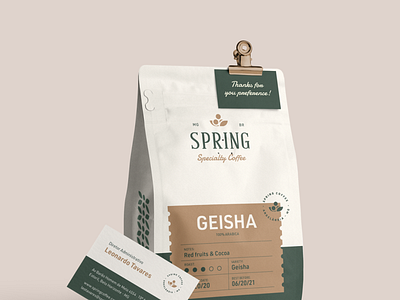 Spring Special Coffee brand branding coffee corporate identity dribbble ecology farm logo packaging roaster