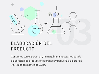 Lab website 03 chemistry health icon illustration laboratory outline step type ux web
