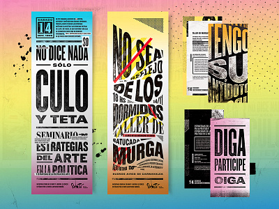 Festival Workshops ID action color festival gradient id poster typography workshop wrap