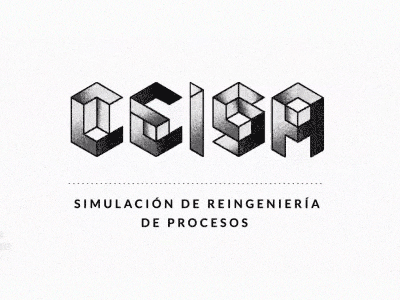 Logo animation animation ceisa geometry gradient gray lines logo outline