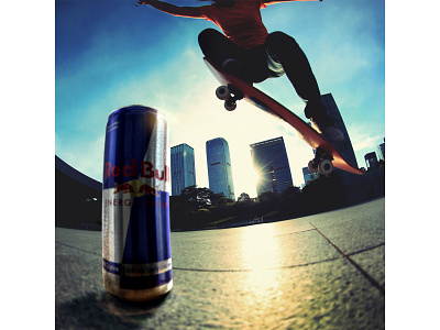 RedBull Culture Brief cover branding can cover design illustration layers photomanipulation photoshop red bull skateboard