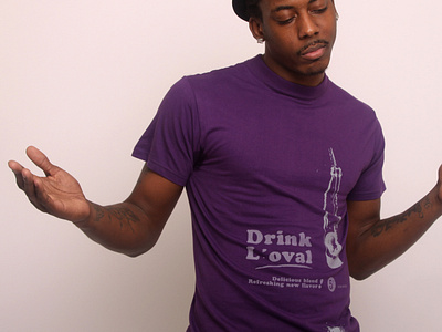 Drink L'oval t shirt