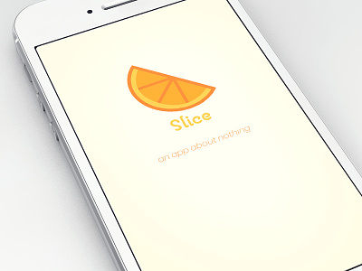 Slice app concept interface ios iphone app iphone iu user interface