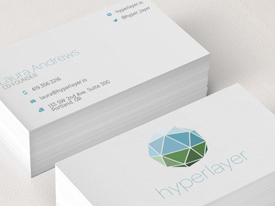 Hyperlayer Cards business cards print