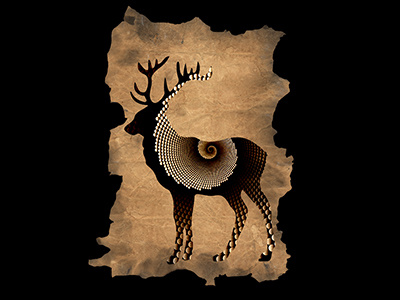 Deer animal deer design art manipulation siluet