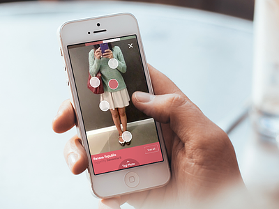 Fashion Selfie App app design fashion flat ios8 iphone mobile modern photo selfie ui ux