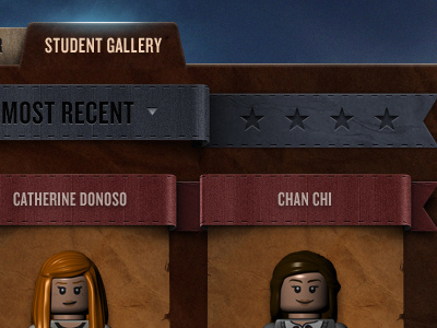 Student Gallery lego ui