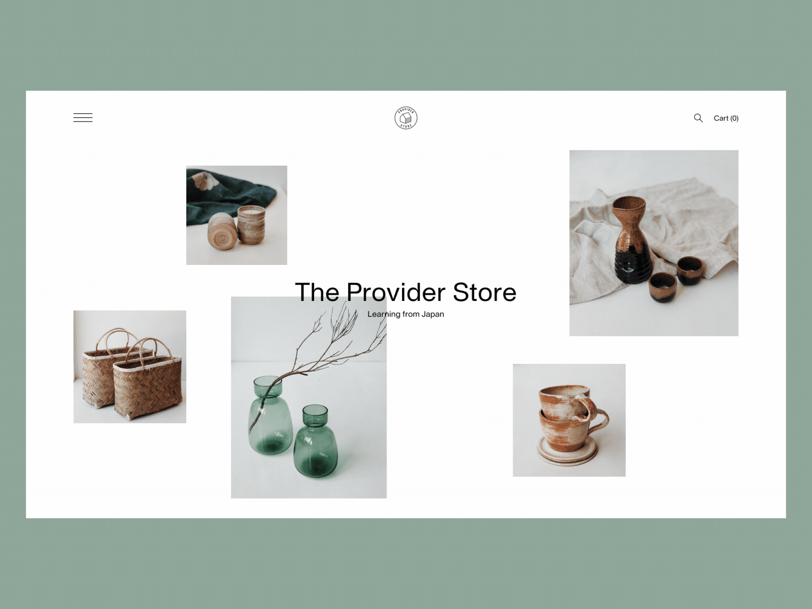 The Provider Store web site concept