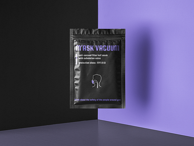 M'ASK VACUUM branding design epidemic packaging pandemic product