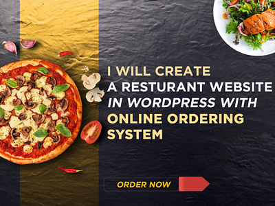 Want to make your restaurant website ? landing page one page online store restaurant restaurant branding restaurants website trendy design wordpress design