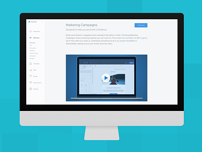 SendGrid Marketing Campaigns Welcome Page 