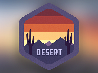 Desert Illustration adobe cactus desert fun illustration illustrator mountain play southwest sunset