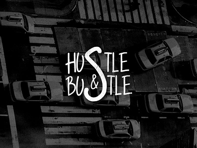 Hustle & Bustle download nyc photograph taxi typography wallpaper