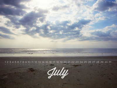 July 2013 beach calendar download lost type co op photograph wallpaper