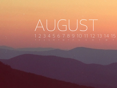 August 2013 calendar download lost type co op mountains photograph sunset wallpaper