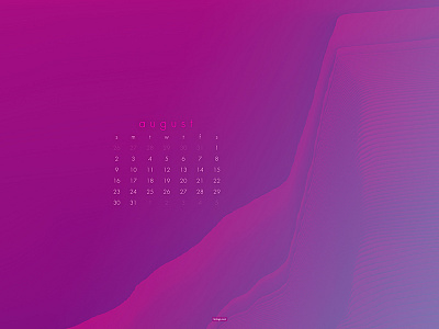 August 2020 4k abstract calendar download glitch wallpaper