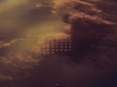 November 2021 4k calendar clouds download nature photograph sky wallpaper