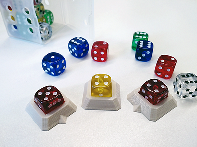 Dice Holders 3d printing dice dice holder download gaming makerbot thingiverse